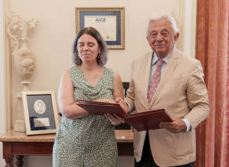 Foto de los firmantes del acuerdo