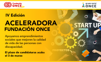 Creatividad del programa de aceleración de startups de Fundación ONCE