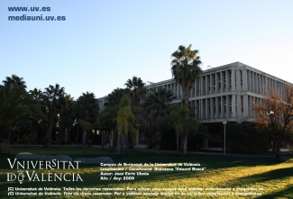 Vista del campus de la Universidad de Valencia