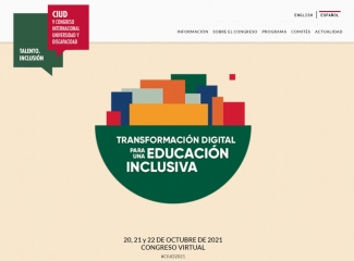 Imagen de la página web del Congreso