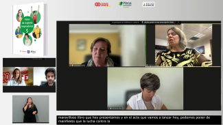 Momento de la presentación del libro