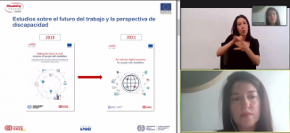 Captura de pantalla de la presentación Teresa Royo