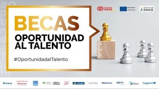 Creatividad del acto de entrega de Becas 'Oportunidad al Talento'