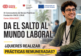 Creatividad de las becas CRUE-Fundación ONCE