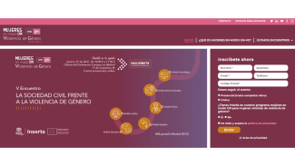 Pantallazo de la web Mujeres en Modo ON VG