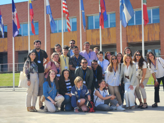 Foto del grupo de alumnos en una actividad realizada durante el curso