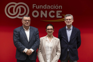 Foto del acto celebrado en la sede de Fundación ONCE