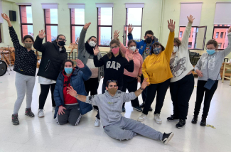 Foto de los alumnos en una de las actividades realizadas