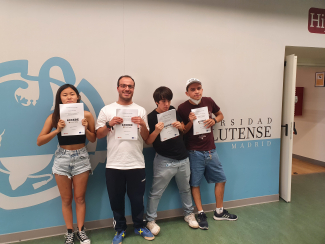 Fotografía de los alumnos en una de las actividades del curso