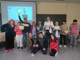 Fotografía de los alumnos en una de las actividades del curso