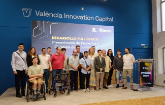 Foto del acto de entrega de Diplomas