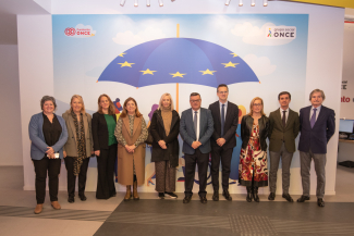 Fotografía de la visita de diputados del PP a Por Talento Digital de Fundación ONCE