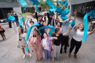 Foto de graduación de una pasada edición