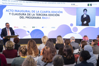 Fotografía del acto del Programa Radia en Por Talento DIgital de Fundación ONCE