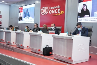 Fotografías de la reunión del Patronato en la sede de Fundación ONCE
