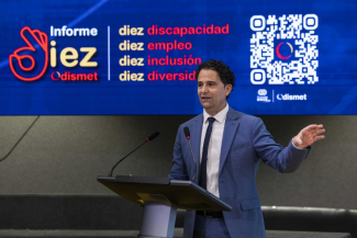 Foto presentación del Informe 10 Odismet en Por Talento Digital de Fundación ONCE