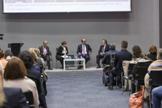 Fotografía de la presentación en Fitur