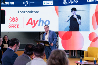 Foto de la presentación en 'Por Talento Digital' de Fundación ONCE