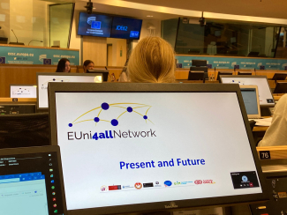 Fotografía de la presentación de la Red en Bruselas