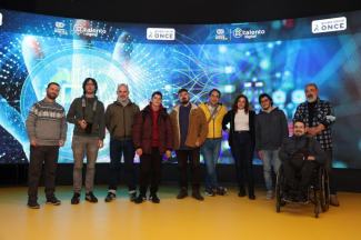Fotografía de la clausura del curso en 'Por Talento Digital' de Fundación ONCE