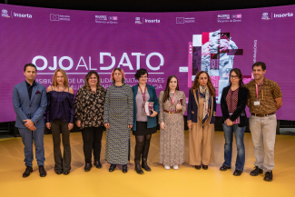 Fotografía de familia de la presentación del estudio en el Hub Por Talento Digital de Fundación ONCE