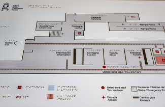 Fotografía del plano de la Galería
