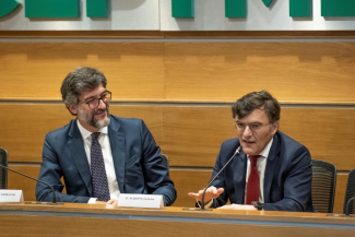 Fotografía de la inauguración de la jornada en CEPYME