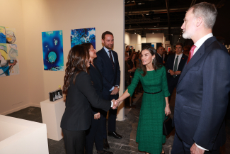 Imagen de los Reyes en el estand