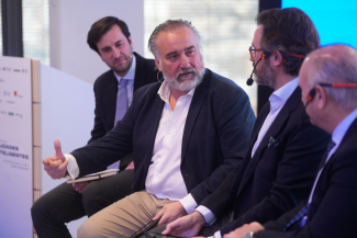 Foto de la intervención de José Luis Borau