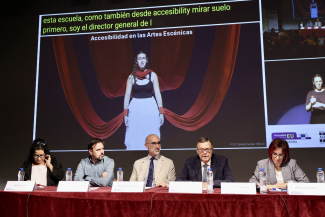 En una jornada sobre la accesibilidad en las artes escénicas