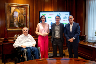 Foto del acto de presentación del acuerdo