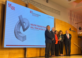 Foto del acto de entrega de premios