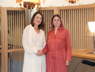 Foto de los firmantes del acuerdo