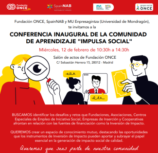 Creatividad sobre la presentación de 'Impulsa Social'