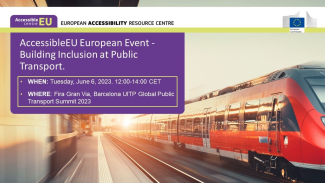 Imagen del proyecto ‘AccessibleEU’, liderado por Fundación ONCE