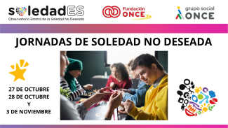 Cartel informativo de las jornadas organizadas por Fundación ONCE