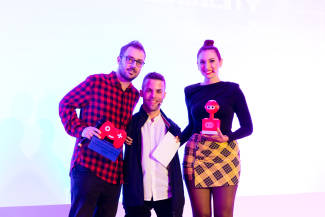 Fotografía de los ganadores del Premio de Accesibilidad Fundación ONCE