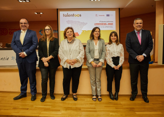 Fotografía del acto de presentación del proyecto 'Talentos' de Fundación ONCE