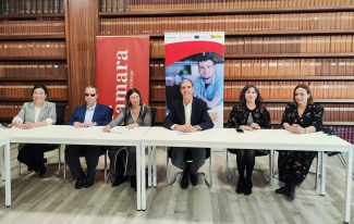 Momento de la firma del convenio