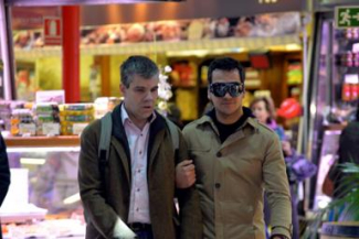 Foto de Yayo Daporta en un momento del rodaje