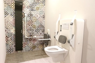 Foto de un baño accesible