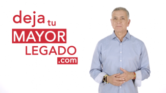 Cartela de la Campaña con juan Ramón Lucas