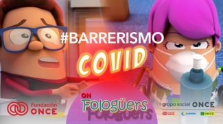 cartela en la que aparecen 2 situaciones del primer capítulo de #BarrerismoCOVID