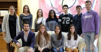 Foto de alumnos becados el año pasado