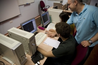 Foto de un alumno de la universidad de Jaén