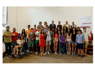 Foto de los alumnos que han participado en el Campus Inclusivo de Salamanca