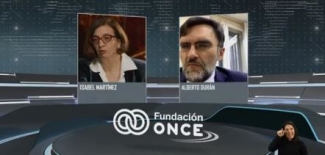 Foto de Alberto Durán e Isabel Martinez Lozano en el evento