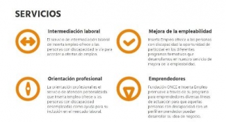 Imagen de una parte de la web