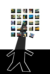 Foto de una de las obras de la artista