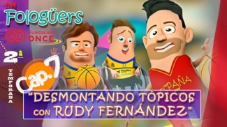 Cartela del capítulo con los personajes de Rudy, Dani y Terry